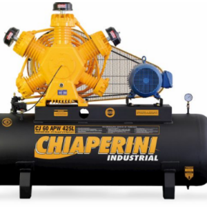Compressor de ar alta pressão 60 pcm 425 litros – Chiaperini CJ 60 APW 425L