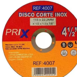 DISCO CORTE INOX 4 1/2″ PRIX – LOTUS