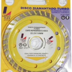 Disco Diamantado Turbo 22,2 x 110mm Flex Lotus